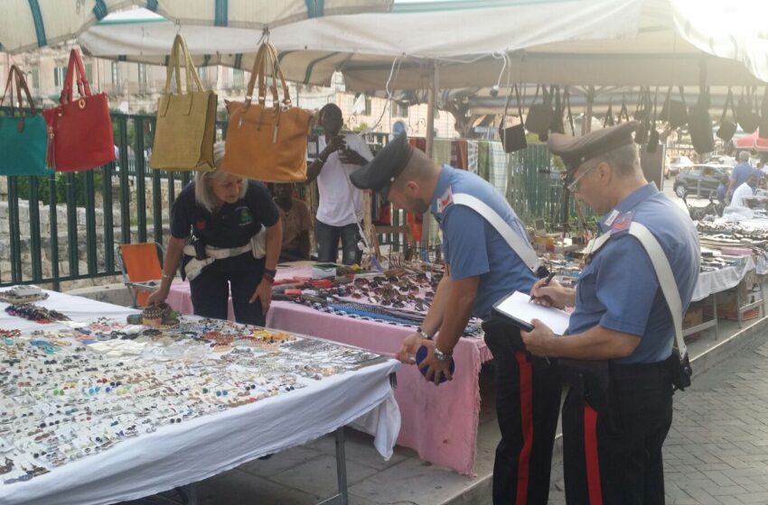  Siracusa e provincia: parcheggiatori e venditori abusivi nel mirino dei Carabinieri