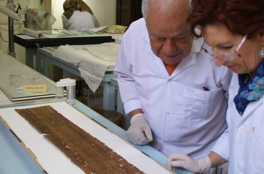  Prezioso papiro restaurato da siracusani  in mostra al Cairo