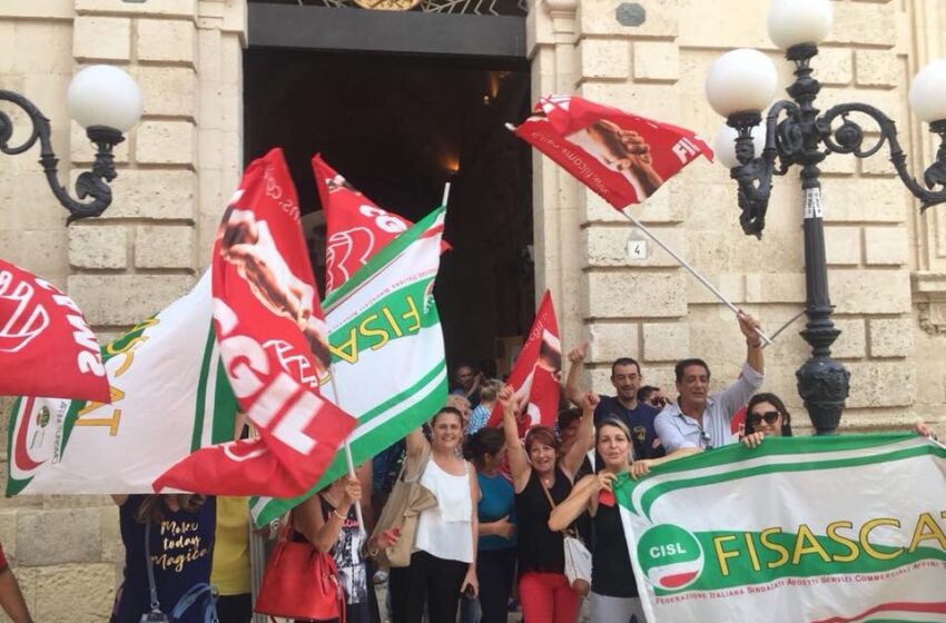  Siracusa. Pulizie al Comune di Siracusa, stato di agitazione dei lavoratori