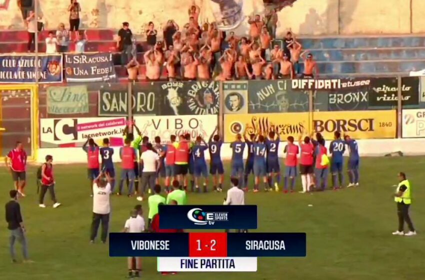  Calcio, Serie C. Coppa Italia: Siracusa subito ok, 2-1 alla Vibonese