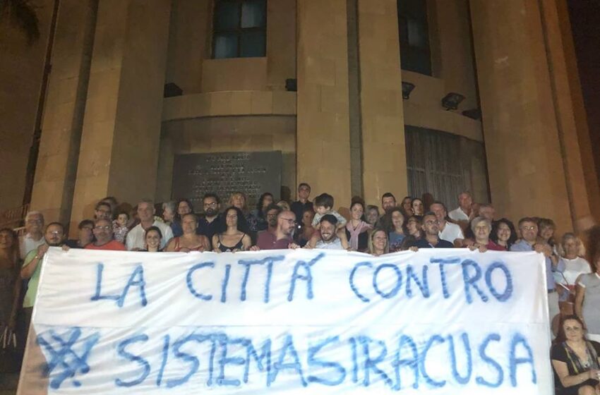  "La città contro Sistema Siracusa", in piazza per dire "no" al malaffare