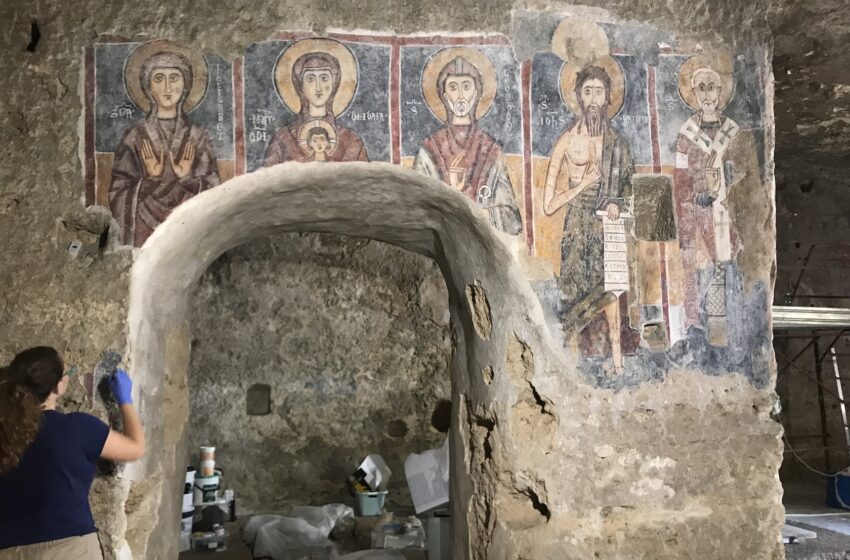 Chiesa rupestre del Crocifisso, grazie al Fai "salvato" prezioso affresco