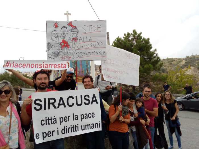  Siracusa "per i diritti umani" alla marcia di Riace per il sindaco ai domiciliari