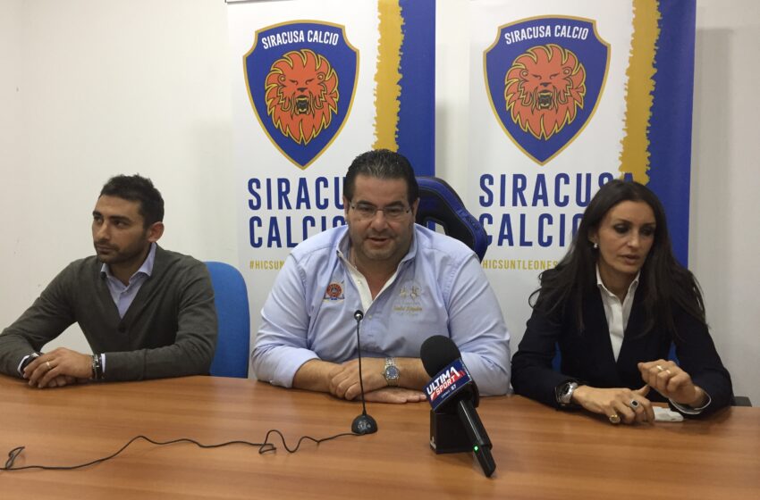 Siracusa Calcio, il nuovo allenatore Pazienza: “Grande piazza”. Costanza Castello nuovo vicepresidente