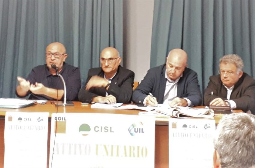  Siracusa. Attivo unitario dei sindacati, attacco alla Finanziaria nazionale