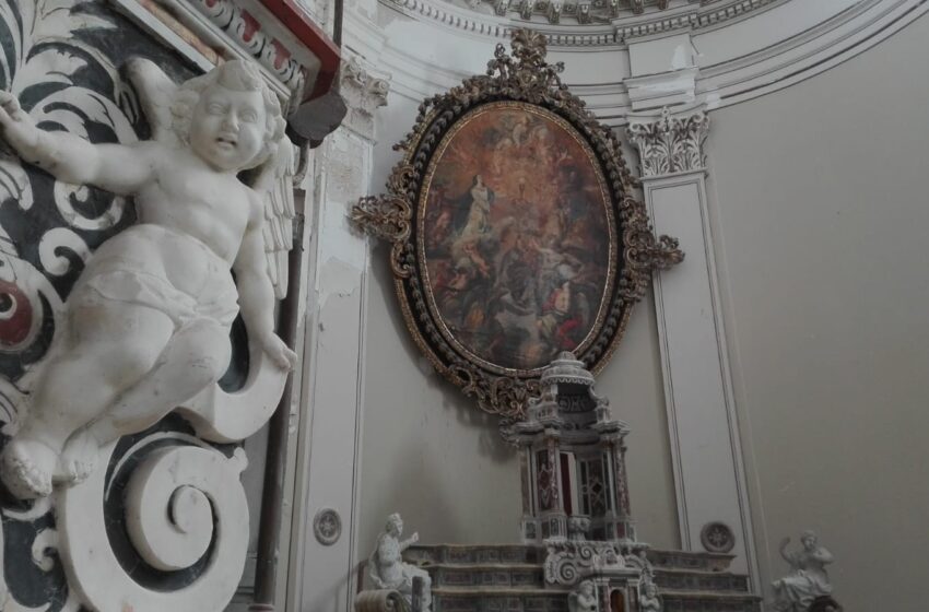  Siracusa. Chiesa del Collegio, le prime immagini dell'interno dopo 10 anni di chiusura