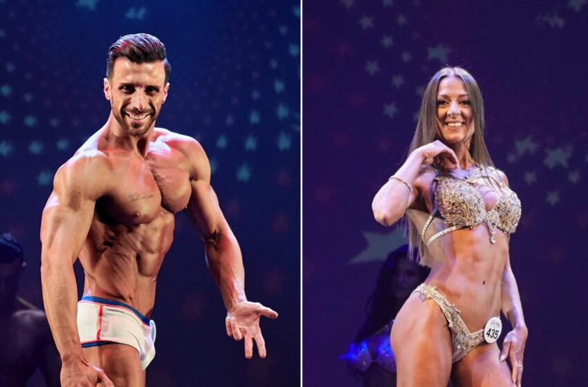  Body building, ai nazionali di Verona la coppia Tramontana conquista il bronzo