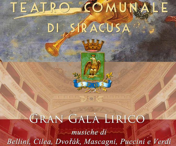  Siracusa. Gran Galà della Lirica, venerdì al Teatro Comunale