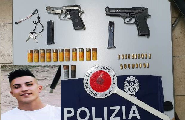  Siracusa. Armi e munizioni in casa e nel terrazzo di uno stabile: arrestato 19enne