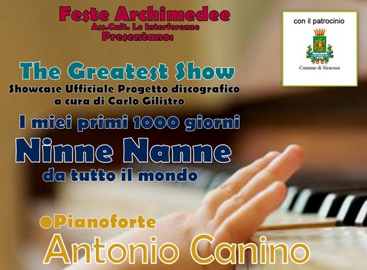  Siracusa. La musica per aiutare uno sviluppo armonico dei bimbi: “Greatest Show”