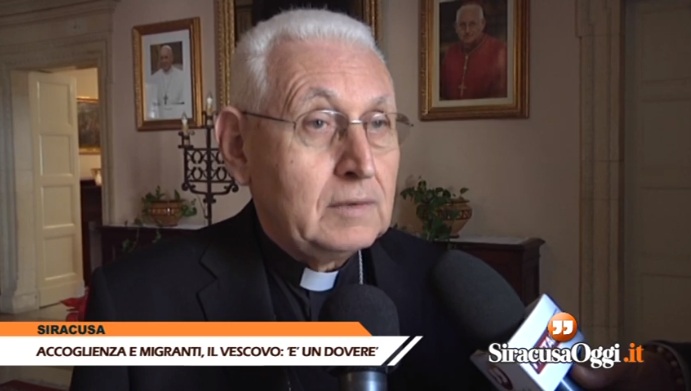 Siracusa. Migranti a bordo della Sea Watch, l’arcivescovo: “accoglienza è dovere”