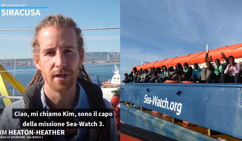  La Sea Watch ricorre alla Corte Europea dei diritti umani. Video messaggio da bordo