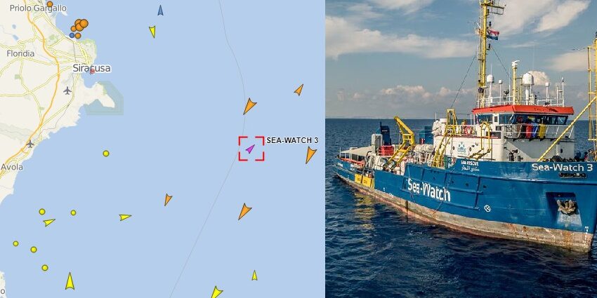  La Sea Watch 3 nelle acque siracusane, il ministro Salvini: “nessuno sbarcherà”