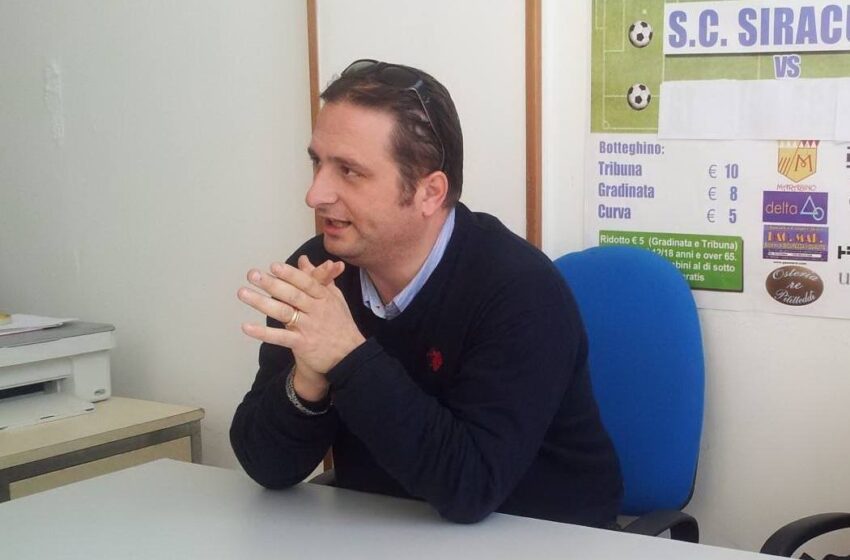 Calcio, l’ex Siracusa Alfredo Finocchiaro nuovo Dt del Palazzolo