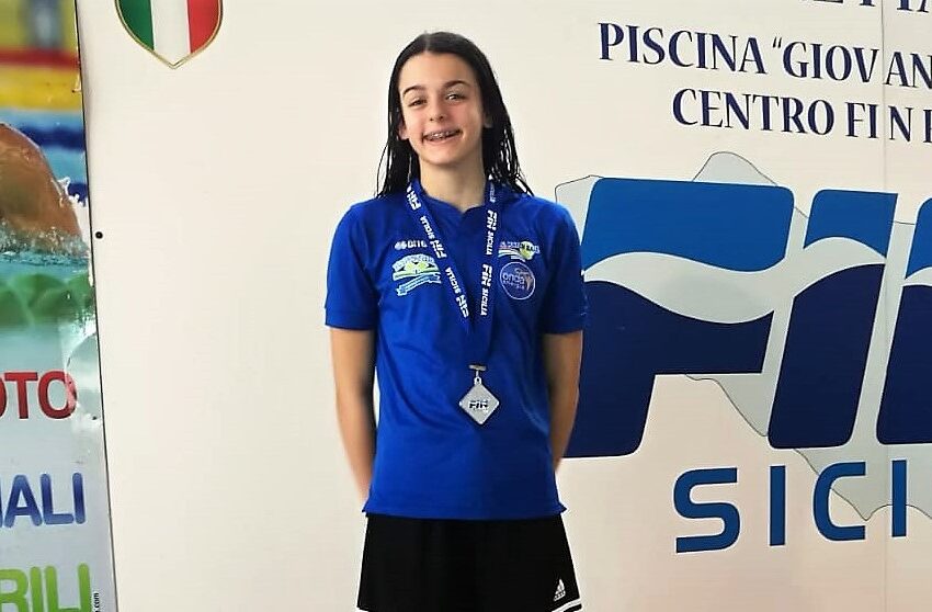  Nuoto: Giorgia Pantano d’argento ai campionati regionali Ragazzi
