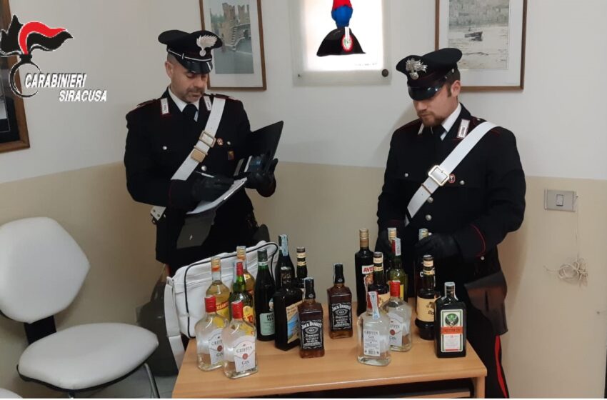  Furto di alcolici in un supermercato di Lentini: arrestata 42enne in "trasferta"