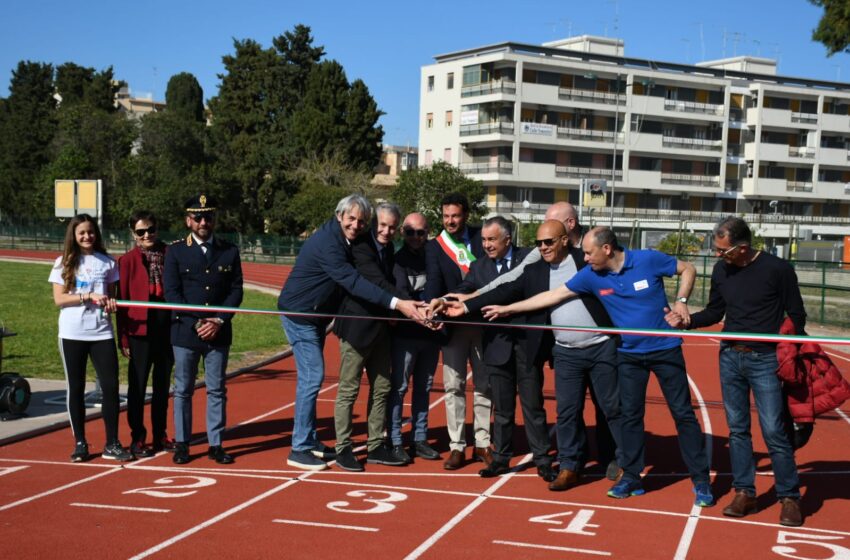  Atletica, taglio del nastro per la pista del “Di Natale”. “Qui gli allenamenti invernali dei campioni italiani”