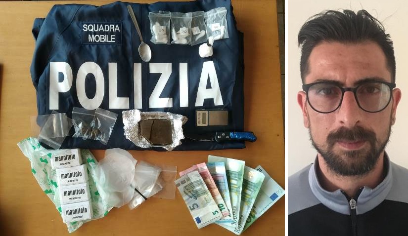  Siracusa. Droga in casa, la moglie la lancia dalla finestra: arrestato presunto pusher