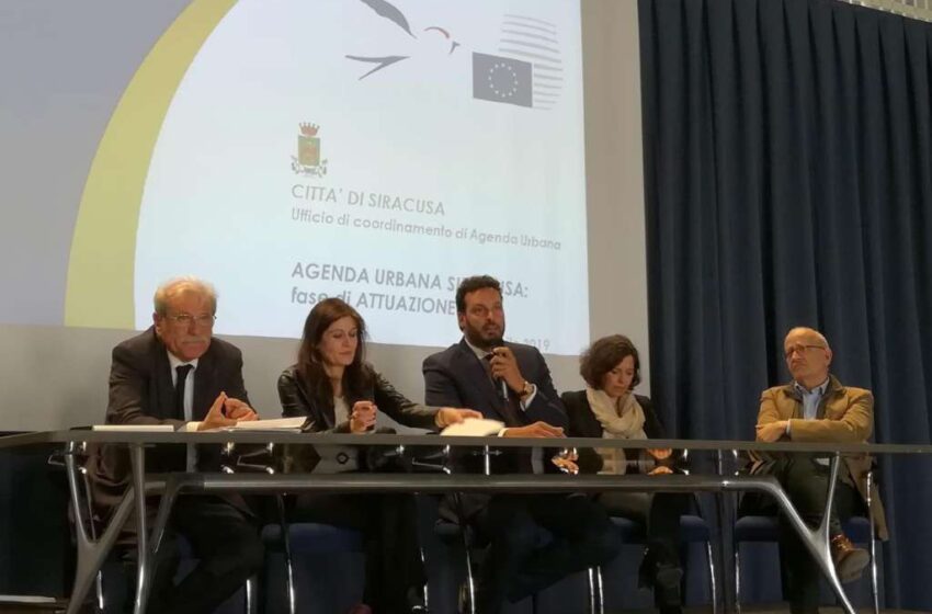  Siracusa. Agenda Urbana, via alla fase di attuazione: “Tempo fino al 2021 per concretizzare”