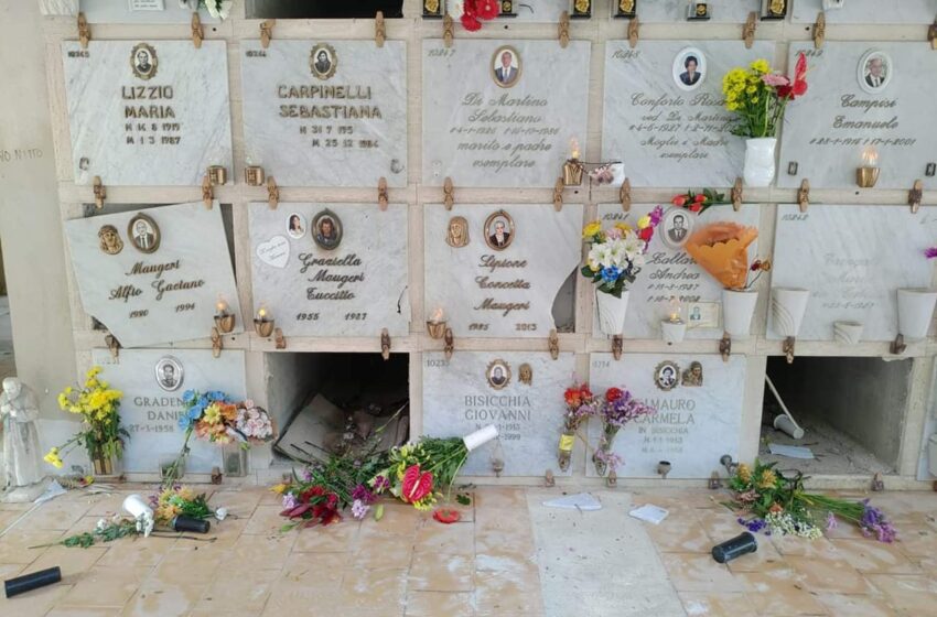  Siracusa. Cimitero, oltre il danno la beffa: chi paga per l’azione dei predoni senza morale?