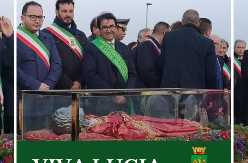  Il corpo di Santa Lucia ad Erchie, Italia: “Speranza di riabbracciarla a Siracusa”