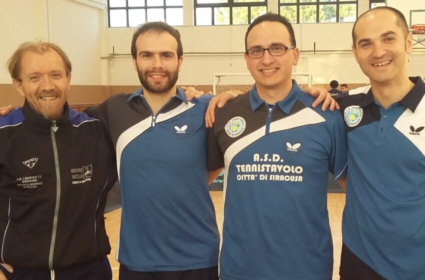  Tennis tavolo, il Città di Siracusa vince e rimane in vetta con Messina