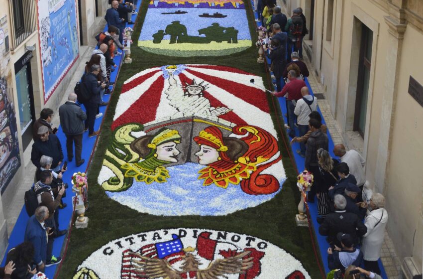  L'edizione special dell'Infiorata: testimonial vip e dirette social per un segno di ripartenza