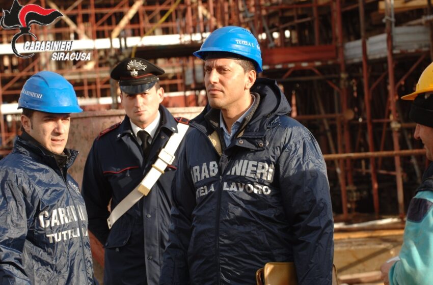  Contrasto al lavoro nero: 20 ispezioni dei Carabinieri, oltre 60mila euro di sanzioni
