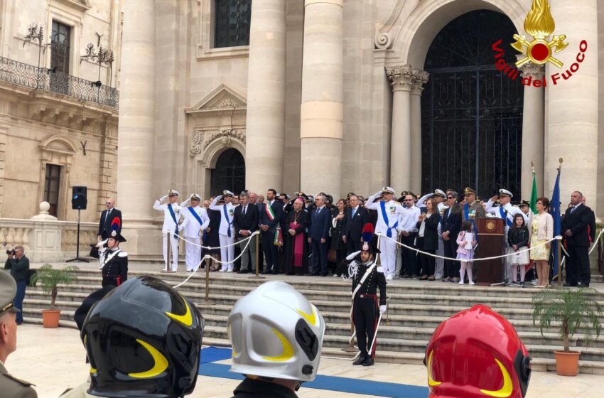  Siracusa. Festa della Repubblica: celebrazione questa mattina in piazza Duomo