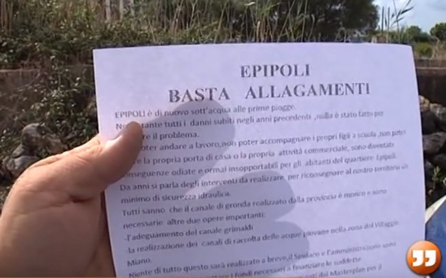  Siracusa. Canalone di gronda Epipoli: manca la firma digitale, saltano 6 milioni di euro?