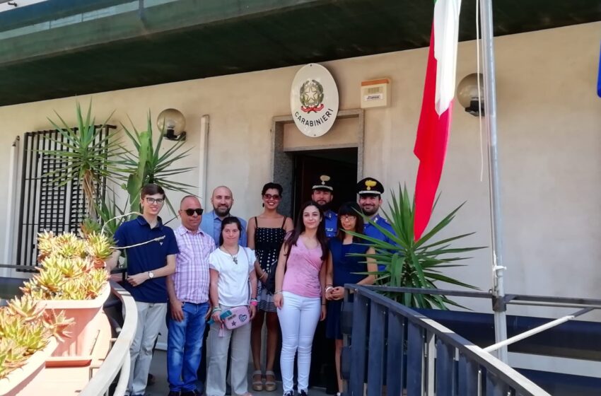  Melilli. Progetto “Legalità, bullismo e disabilità”: i vincitori visitano la Caserma dei Carabinieri