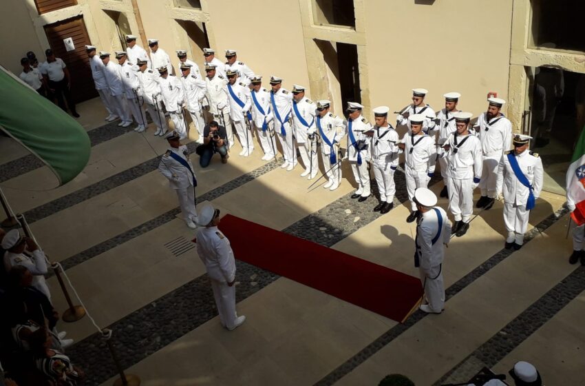  Augusta. Cambio del comando alla Capitaneria di Porto, cerimonia a Forte Vittoria