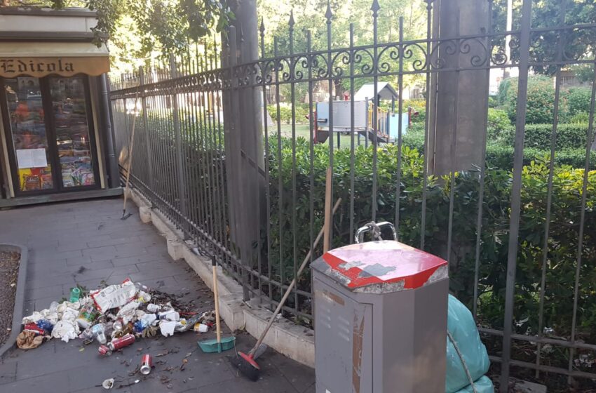  Siracusa. Corso Umberto ripulito, con i bus ai Villini effetto “discarica” continuo