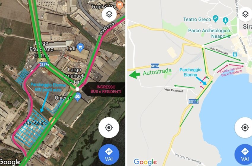  Un parcheggio, sensi unici e shuttle: così l’area sosta di via Elorina potrebbe salvare la mobilità