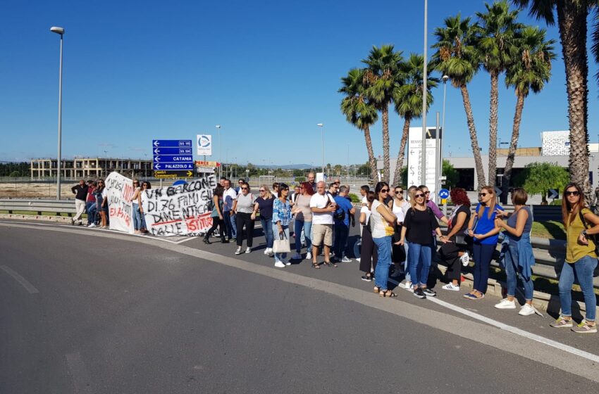  Siracusa. Scoppia la rabbia degli ex Spaccio Alimentare: sit-in a Necropoli del Fusco