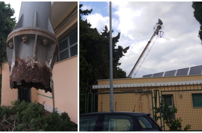  Siracusa. Torri faro del campo di calcio del Di Natale, ci sono i fondi per intervenire