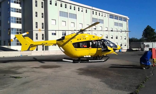  Cade dal tetto di casa, trasferito in elisoccorso al Cannizzaro