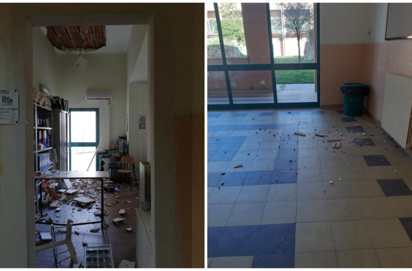  Cedimenti e distacchi dal solaio, chiuso l’istituto tecnico di Palazzolo: “danni ingenti”