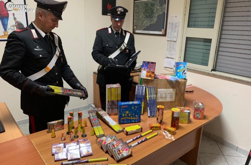  Siracusa. Botti illegali, controlli a tappeto: sequestrati 13 chili di giochi pirotecnici