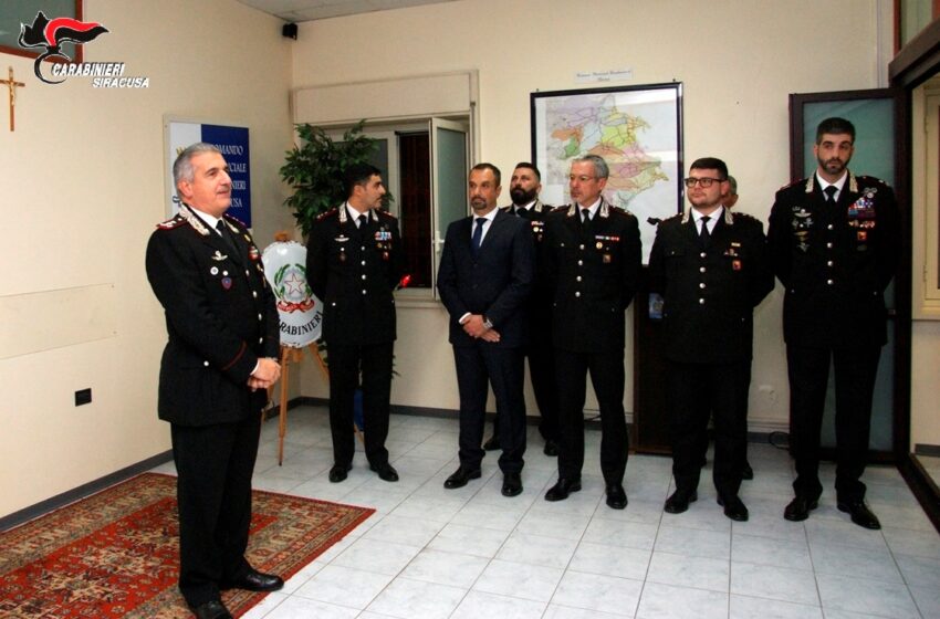  Il comandante della Legione Carabinieri Sicilia in visita a Siracusa