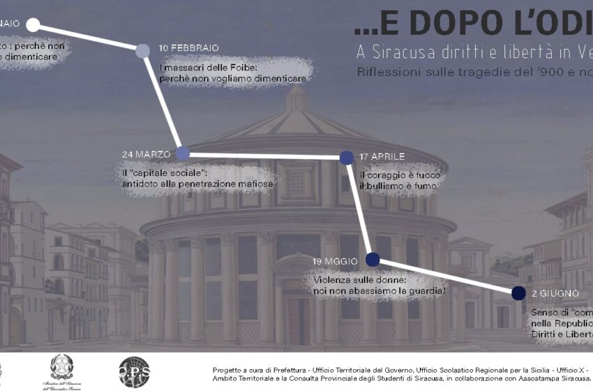  Siracusa. Storia del '900, approfondimenti a scuola promossi dalla Prefettura