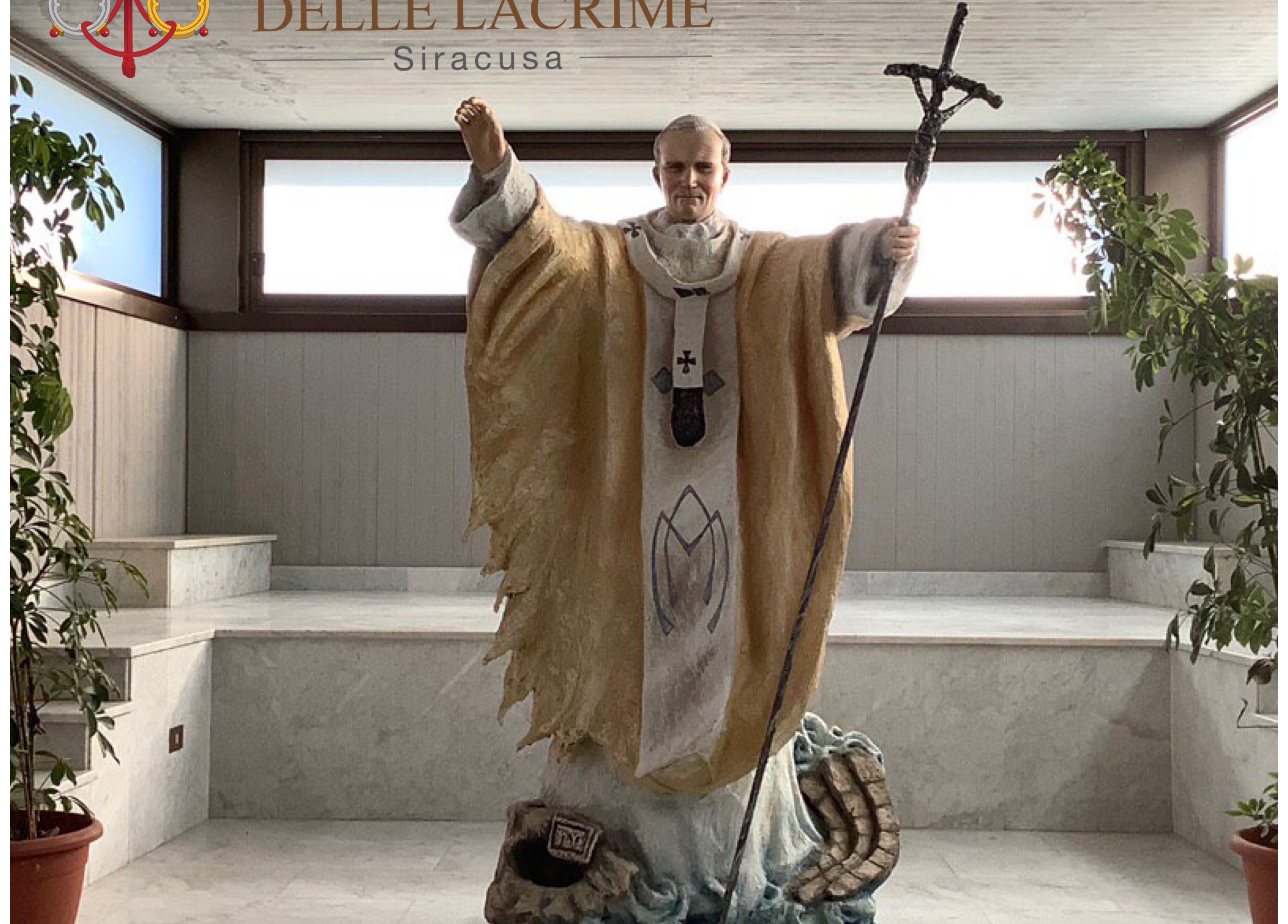 Statua San Giovanni Paolo II - SiracusaOggi.it