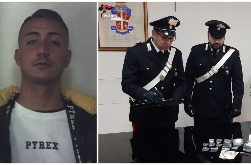  Siracusa. I Carabinieri bussano alla porta: arrestato 20enne con droga in casa