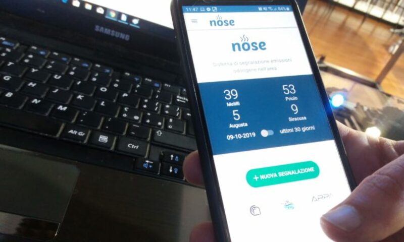  Siracusa. Miasmi, sistema Nose seconda fase: nasi elettronici per seguire le "puzze"