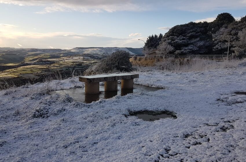  Neve sugli Iblei, viabilità regolare. Nella notte spargisale in azione