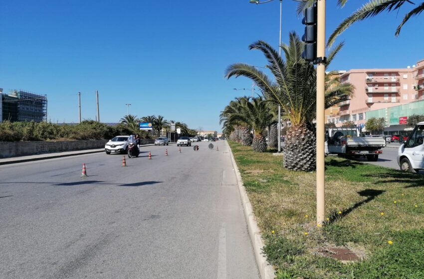  Siracusa. Sperimentazione in viale Santa Panagia: primi consensi