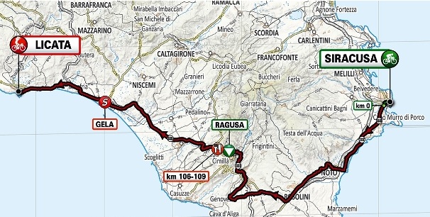  Ciclismo, parte da Siracusa il Giro di Sicilia: passaggio a Cassibile, Avola, Noto e Rosolini