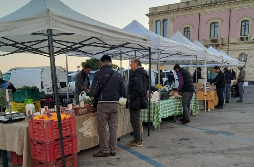  Siracusa. Ortigia "ritrova" il mercato del contadino: da domenica torna l'appuntamento