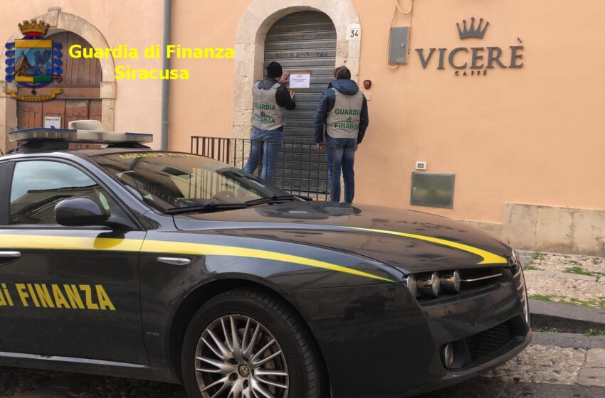  Mafia, la Guardia di Finanza sequestra un bar in centro a Noto