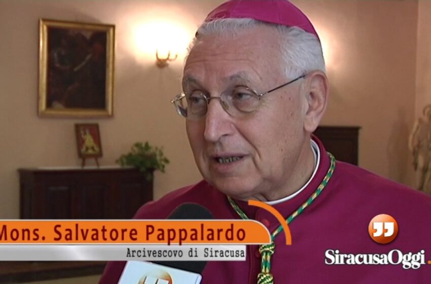  Siracusa. Cittadinanza onoraria per l'arcivescovo emerito Salvatore Pappalardo